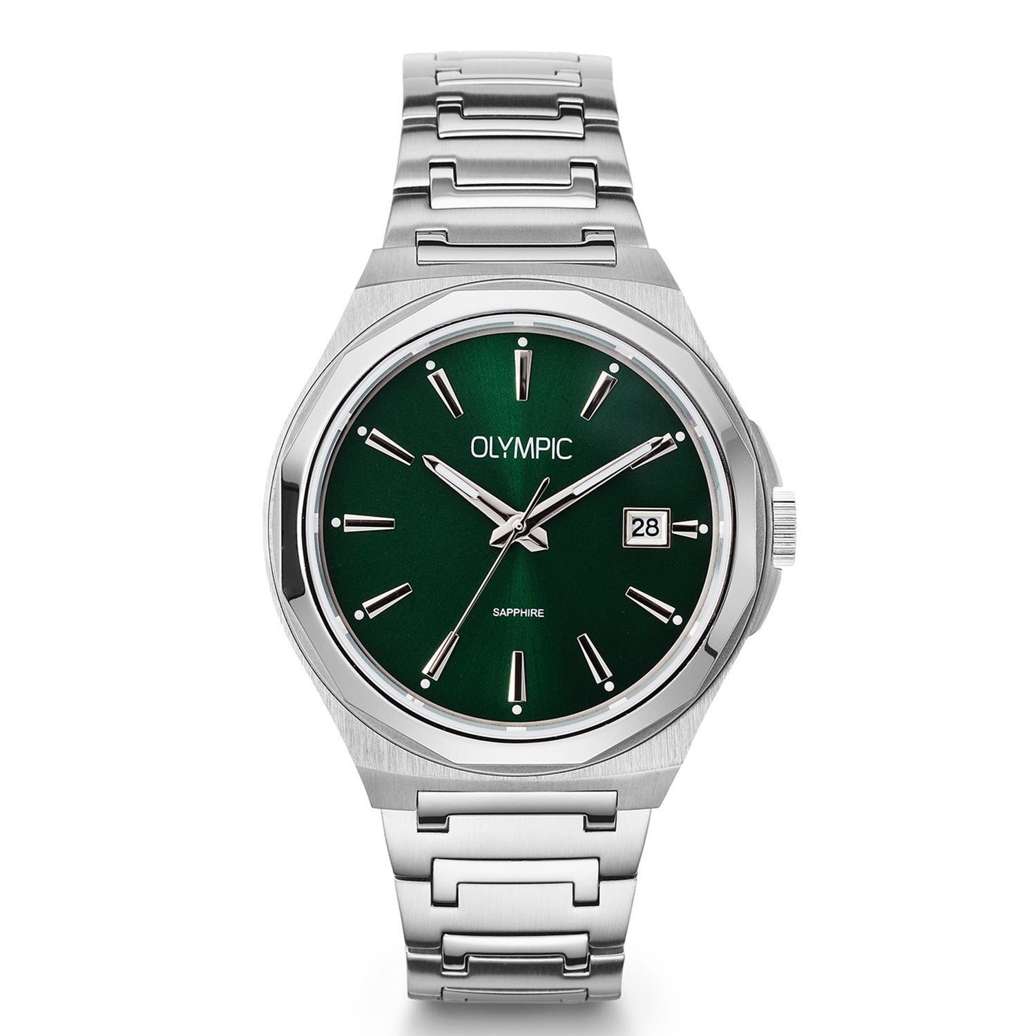 Olympic OL66HSS023 Momentum Horloge Heren Staal 44mm