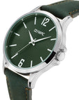 Olympic Danny Horloge Heren Groen Leer Groen 40mm OL72HSL082