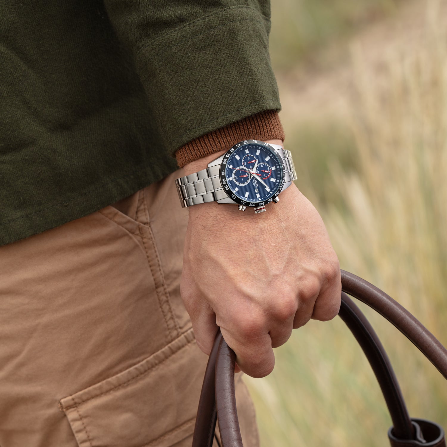 Olympic Horloge OL72HSS289 Blauw MAX