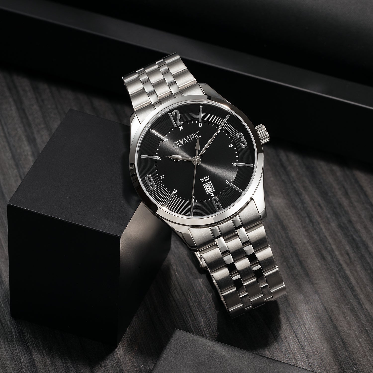 Olympic Horloge OL72HSS396 Zwart JURGEN
