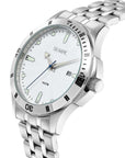 Olympic OL72HSS407 Quinn Horloge Staal 41mm