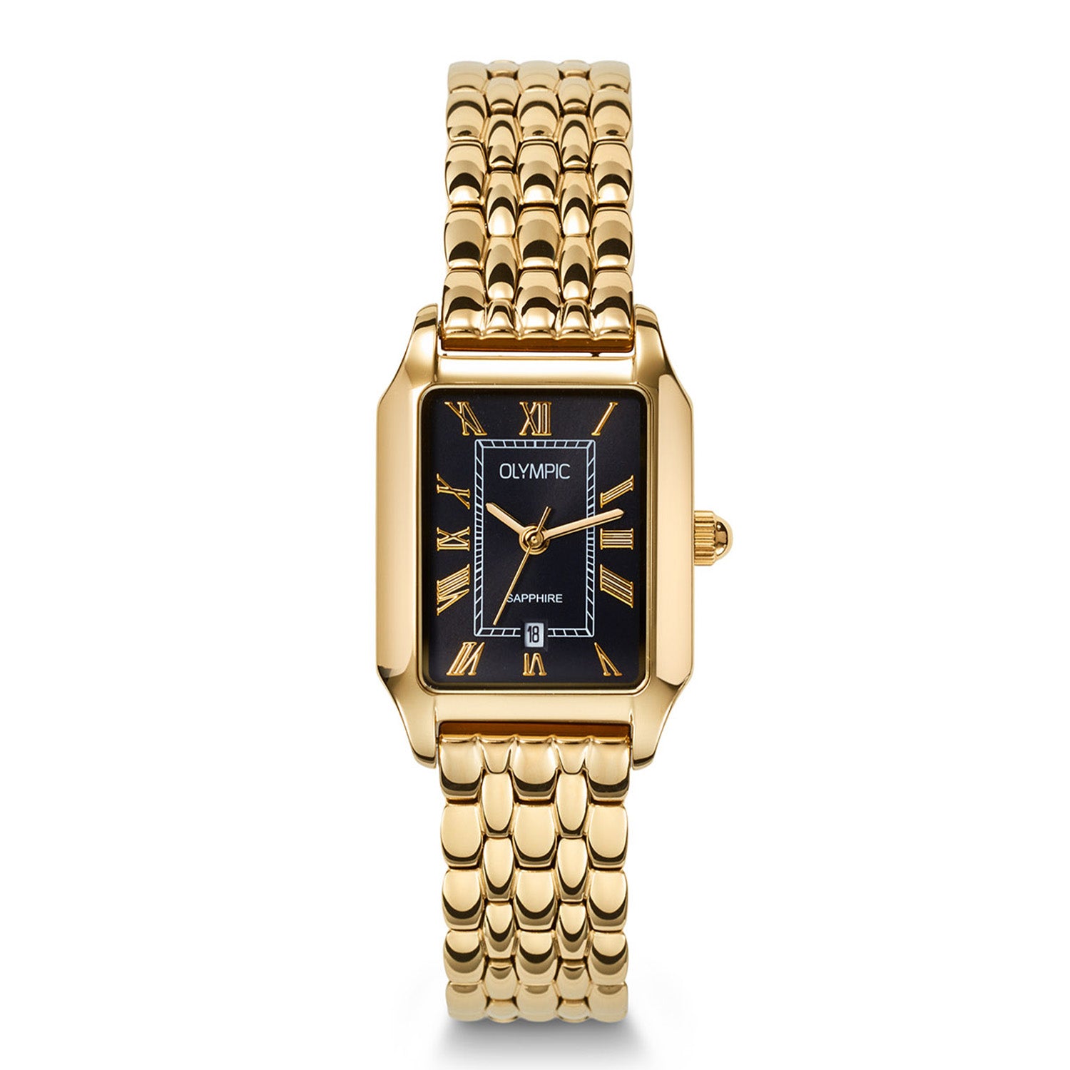 Olympic OL73DDD001 Nostalgia Horloge Dames Staal 23x33mm