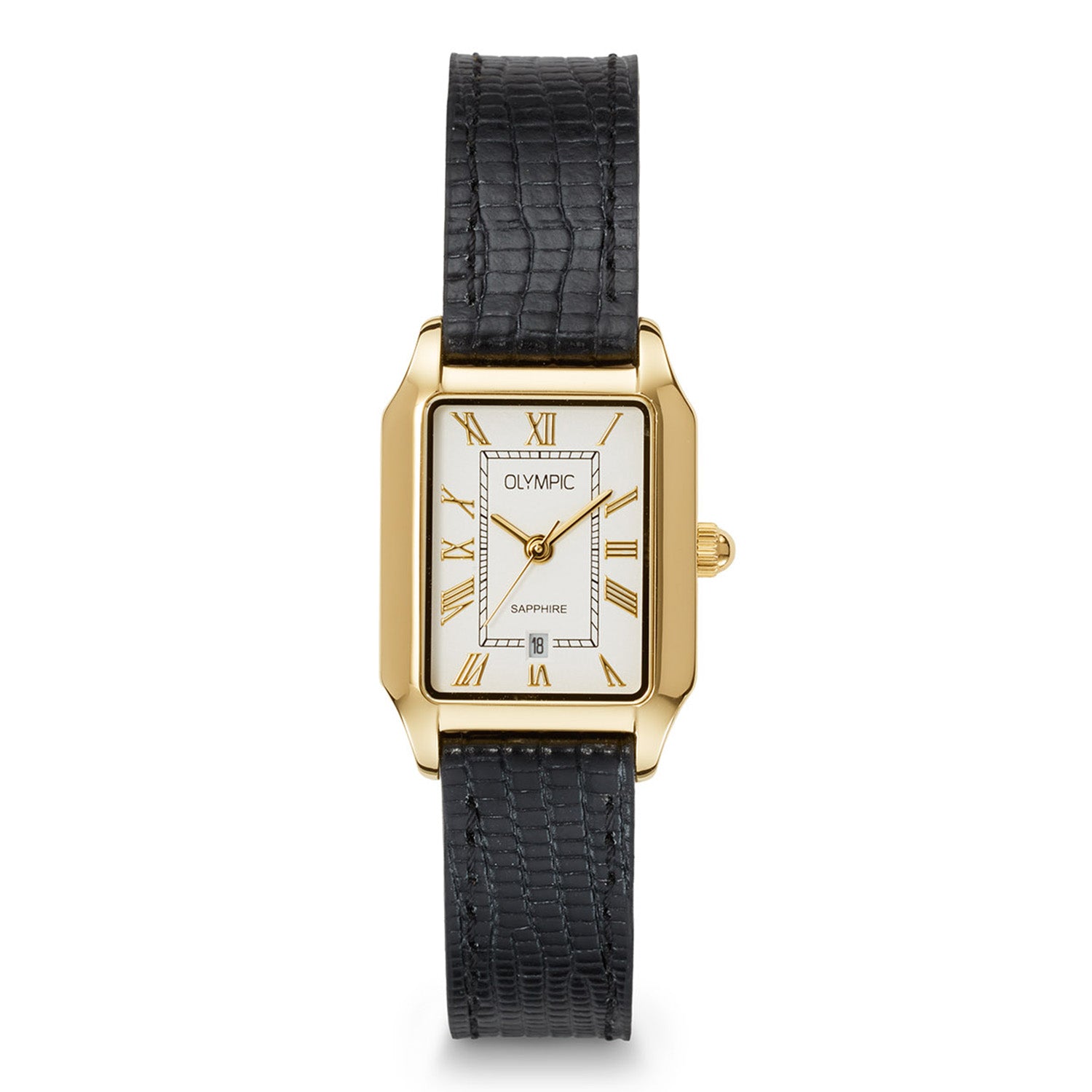 Olympic OL73DDL001 Nostalgia Horloge Dames Staal 23x33mm