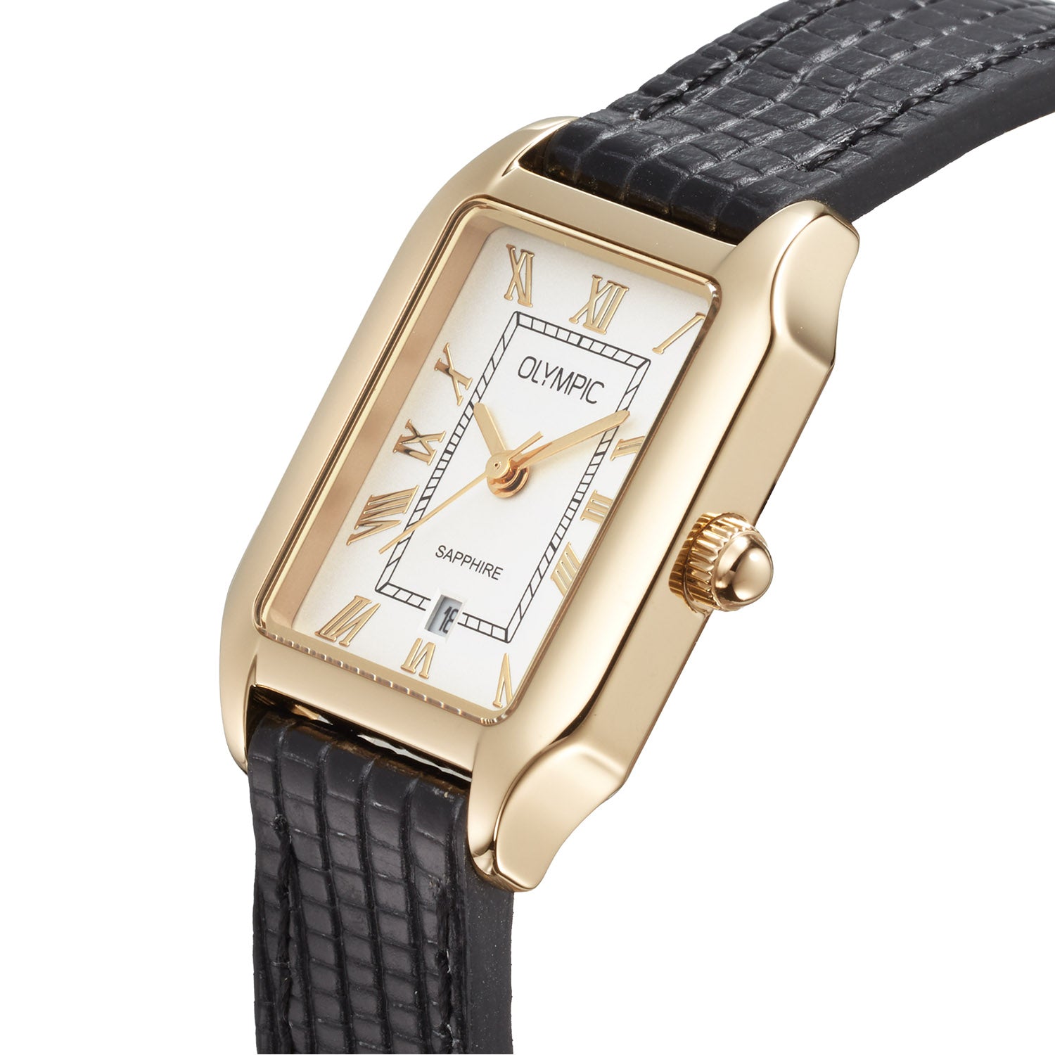 Olympic OL73DDL001 Nostalgia Horloge Dames Staal 23x33mm