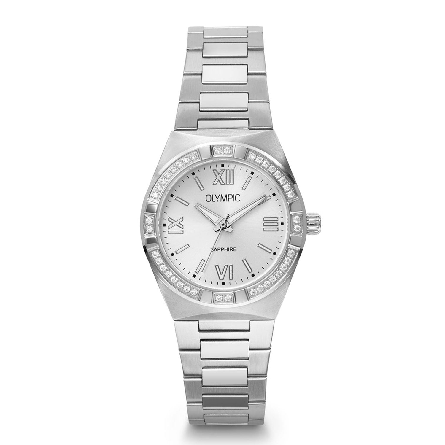 Olympic OL73DDS005 Shine Horloge Dames Staal 29mm