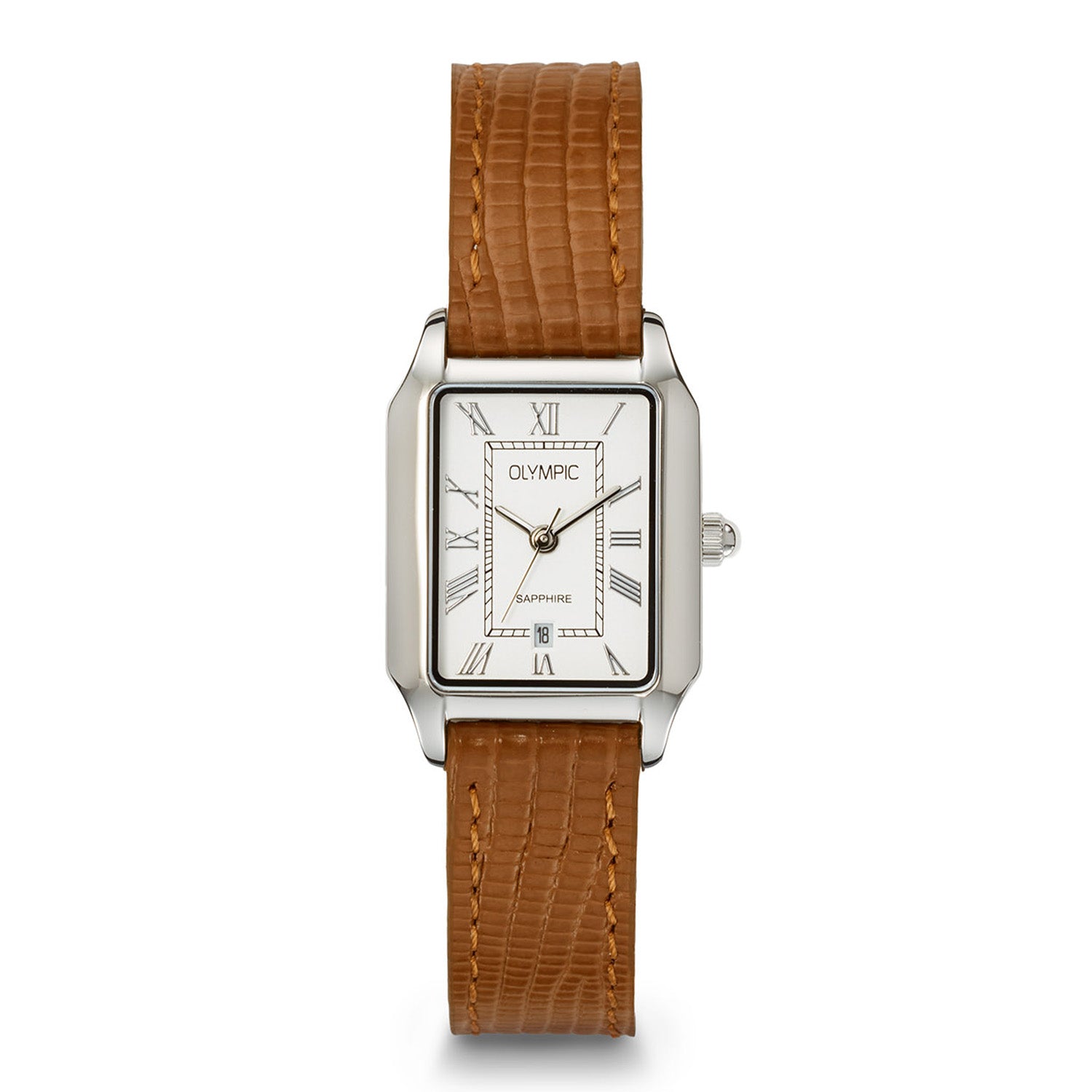Olympic OL73DSL001 Nostalgia Horloge Dames Staal 23x33mm