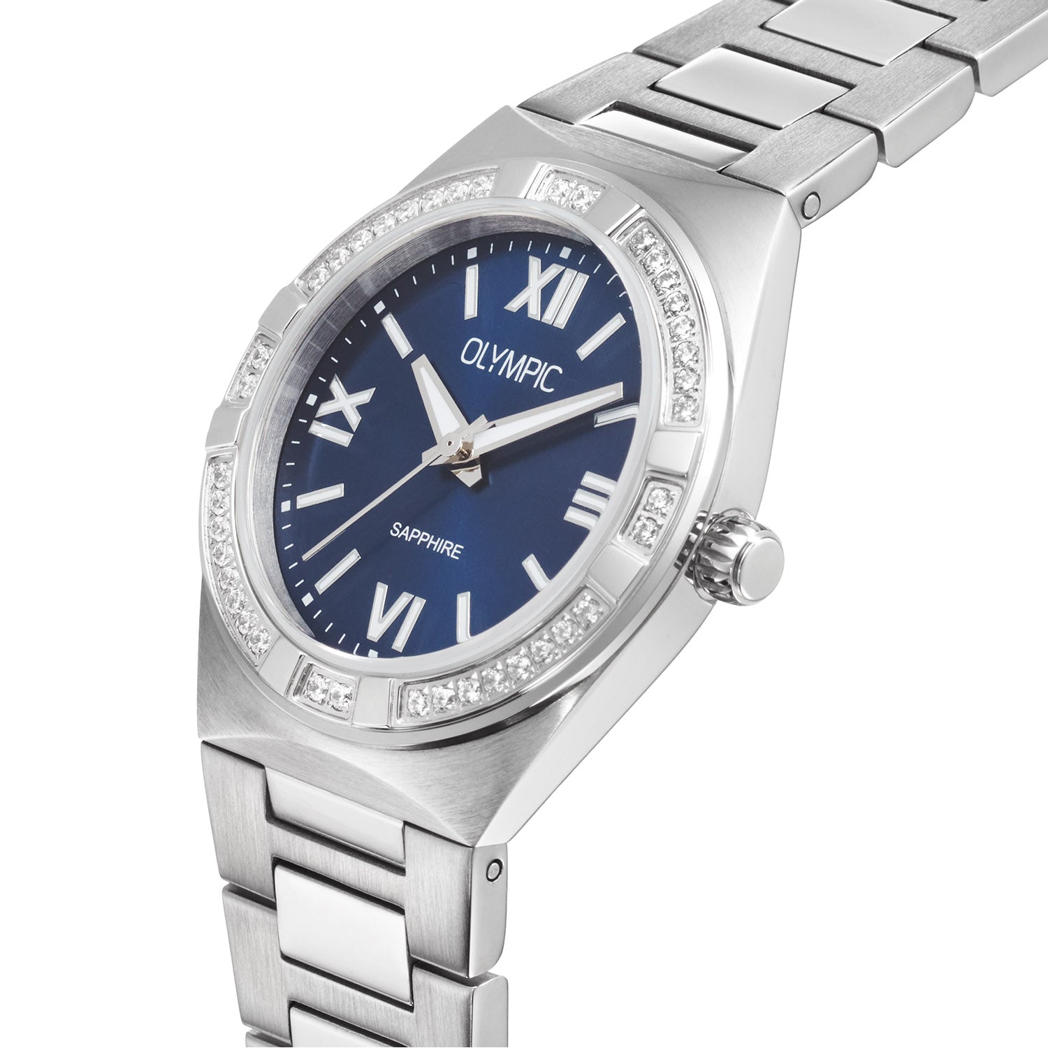 Olympic OL73DDS004 Shine Horloge Dames Staal 29mm