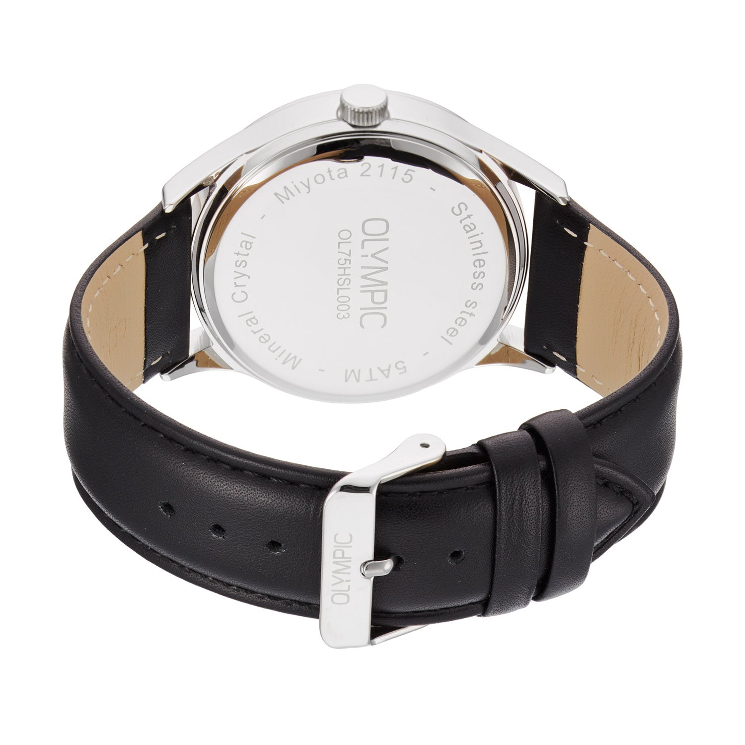 Olympic OL75HSL003 Senne Horloge Heren Staal 43mm