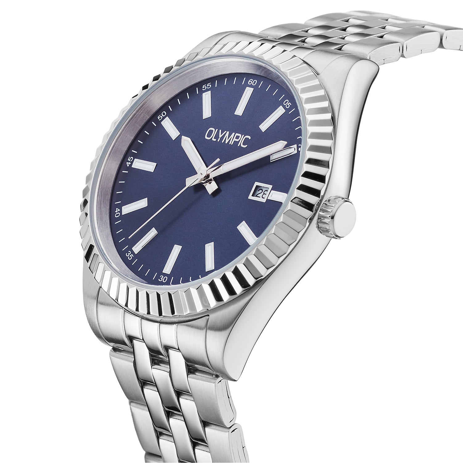 Olympic OL75HSS008 Novi Horloge Heren Staal 40mm