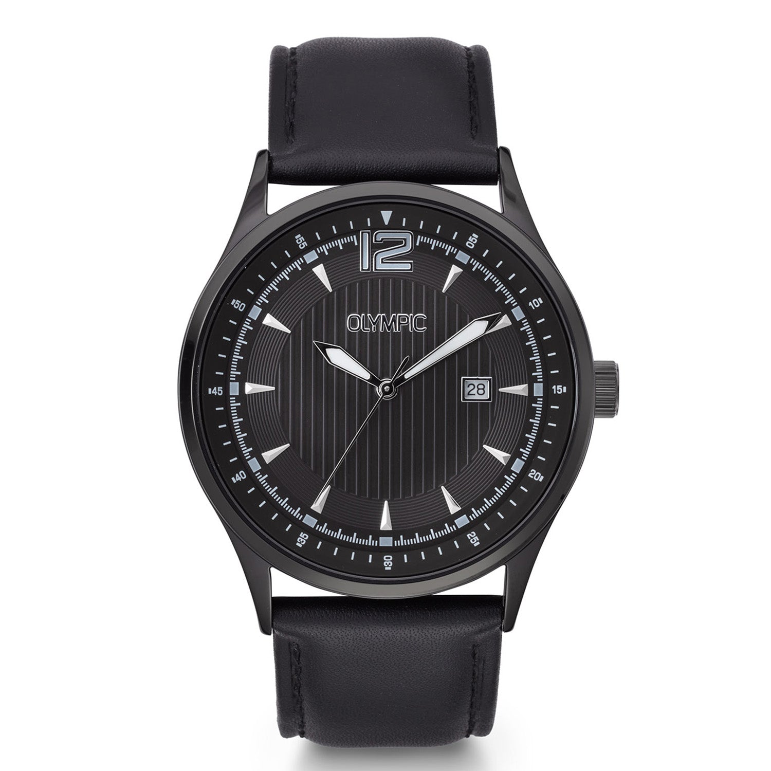 Olympic OL75HZL001 Senne Horloge Heren Staal 43mm
