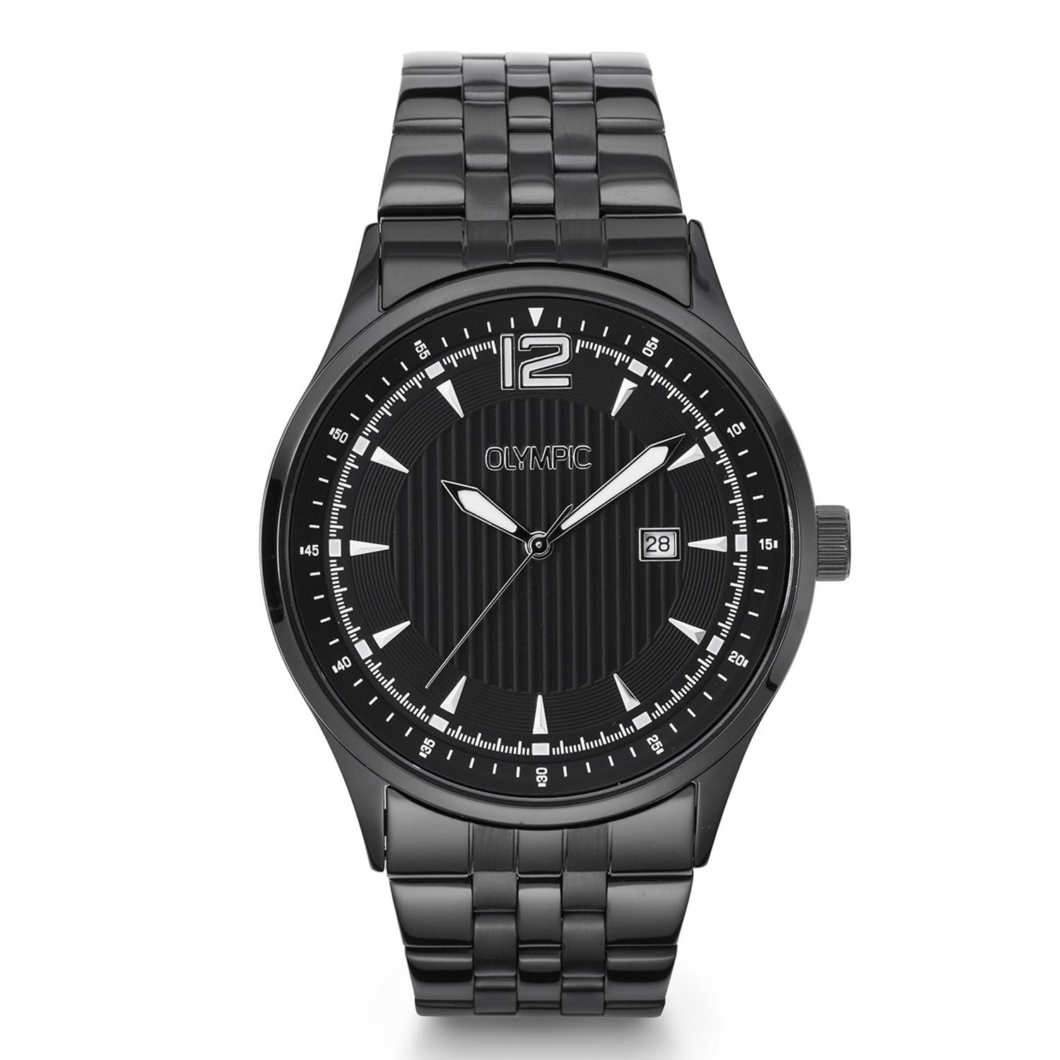 Olympic OL75HZZ002 Senne Horloge Heren Staal 43mm