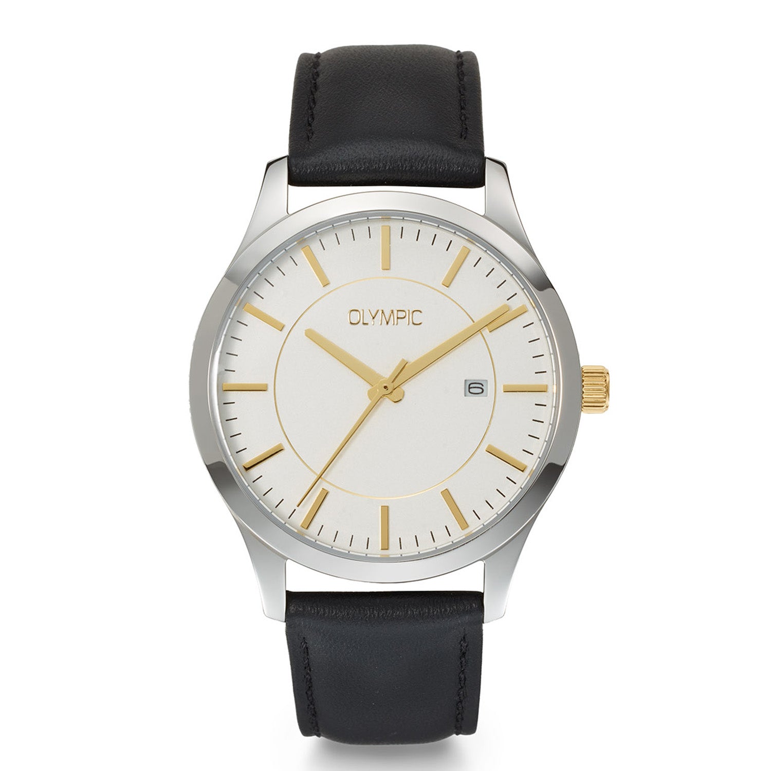 Olympic OL80HSL002B Damian Horloge Heren Staal 40mm