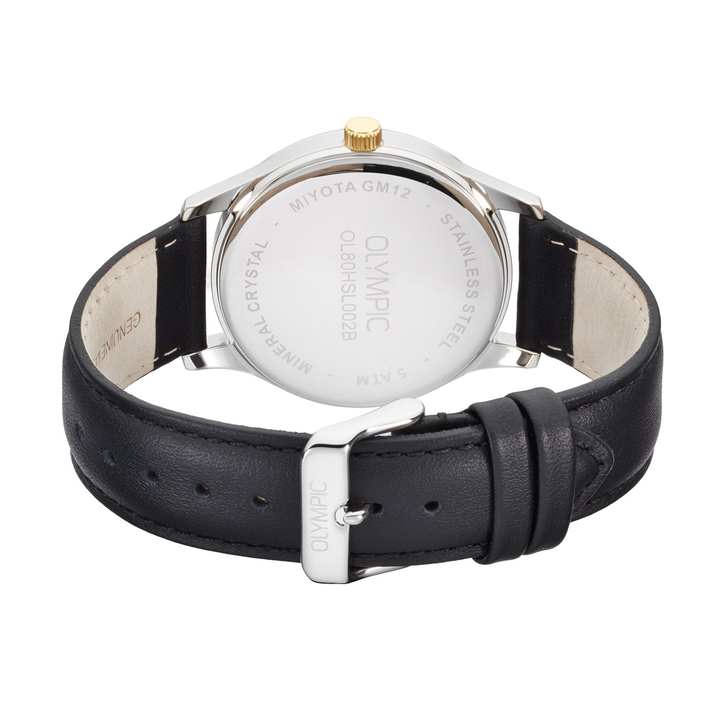 Olympic OL80HSL002B Damian Horloge Heren Staal 40mm