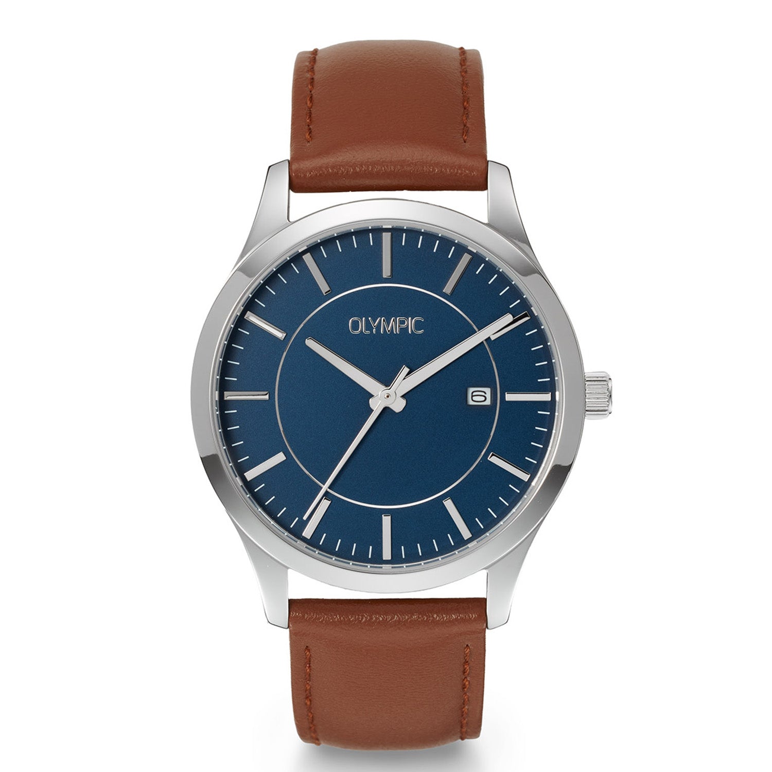 Olympic OL80HSL003 Damian Horloge Heren Staal 40mm