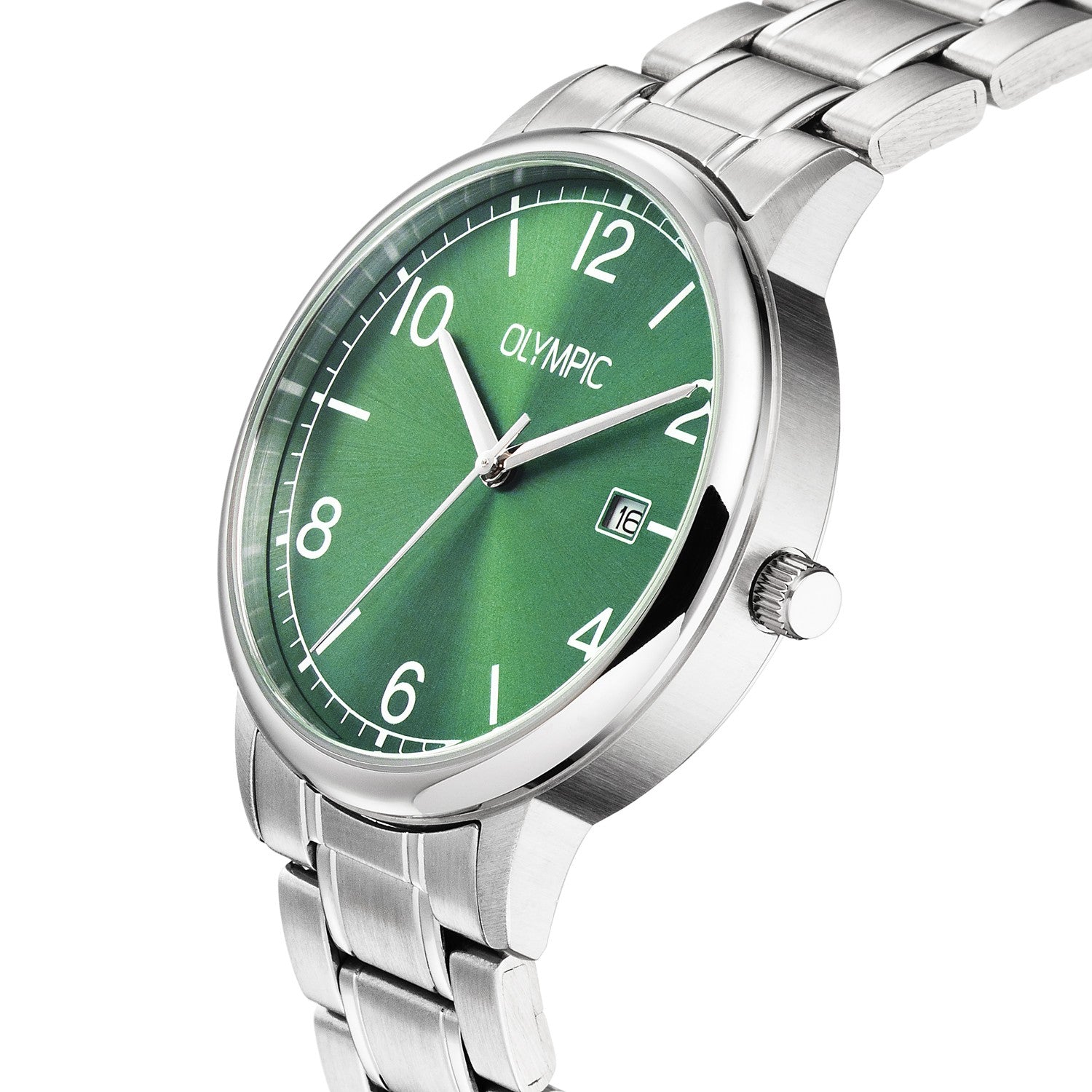 Olympic OL80HSS003 Henri Horloge Staal 37mm