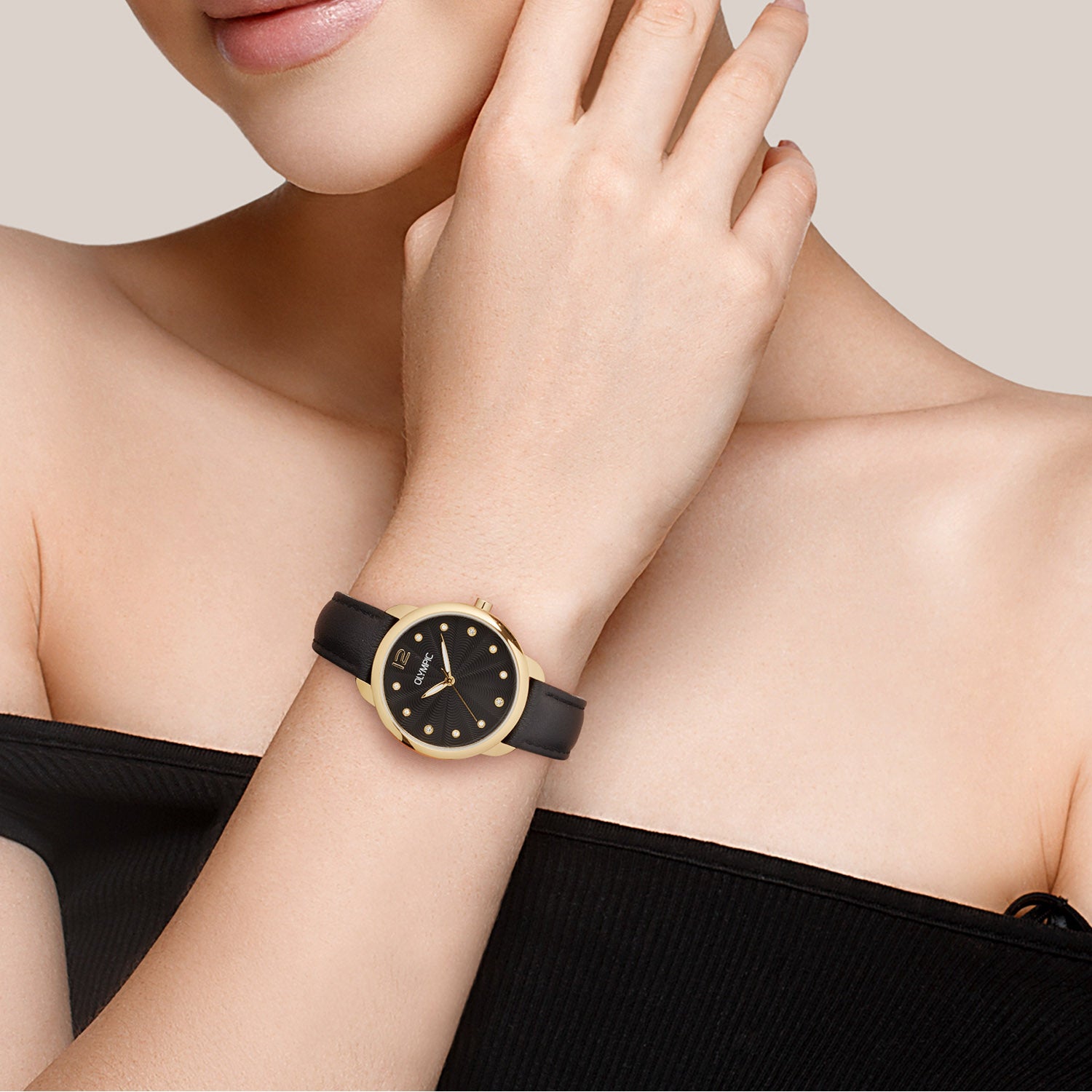 Olympic OL82DDL002 Sofia Horloge Dames Staal 30mm
