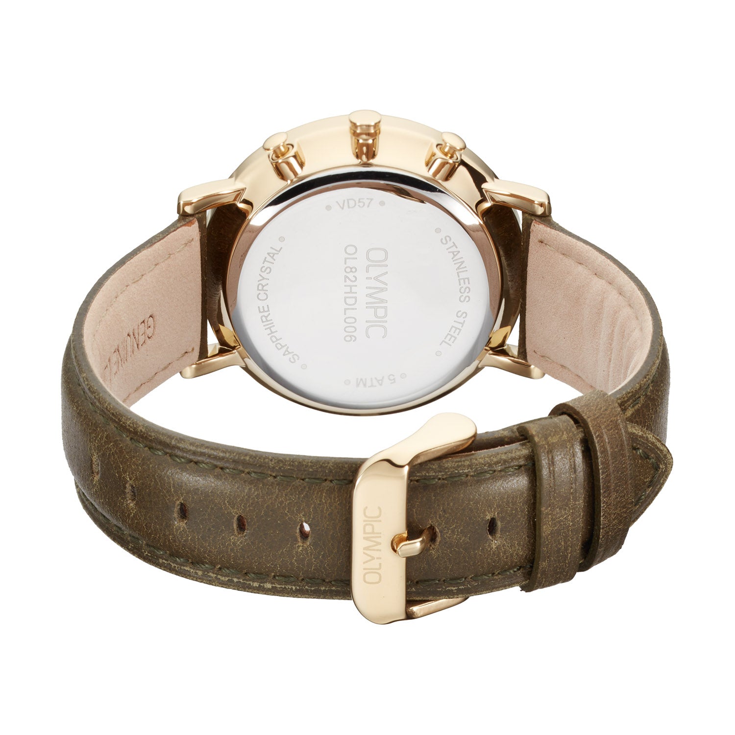 Olympic OL82HDL006 Tempus Horloge Heren Staal 40mm