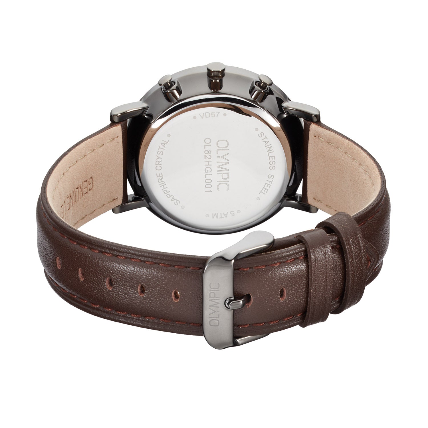 Olympic OL82HGL001 Tempus Horloge Heren Staal 40mm