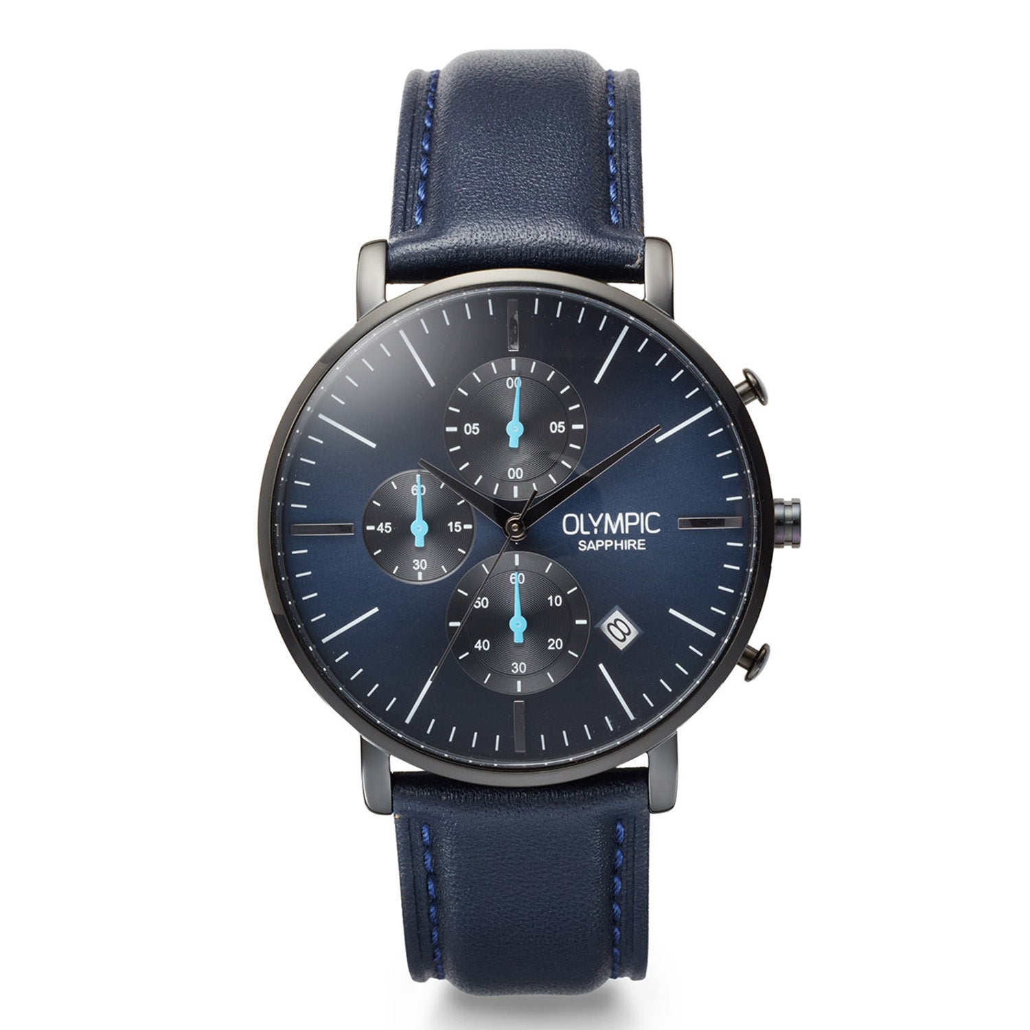 Olympic OL82HZL004 Tempus Horloge Heren Staal 40mm