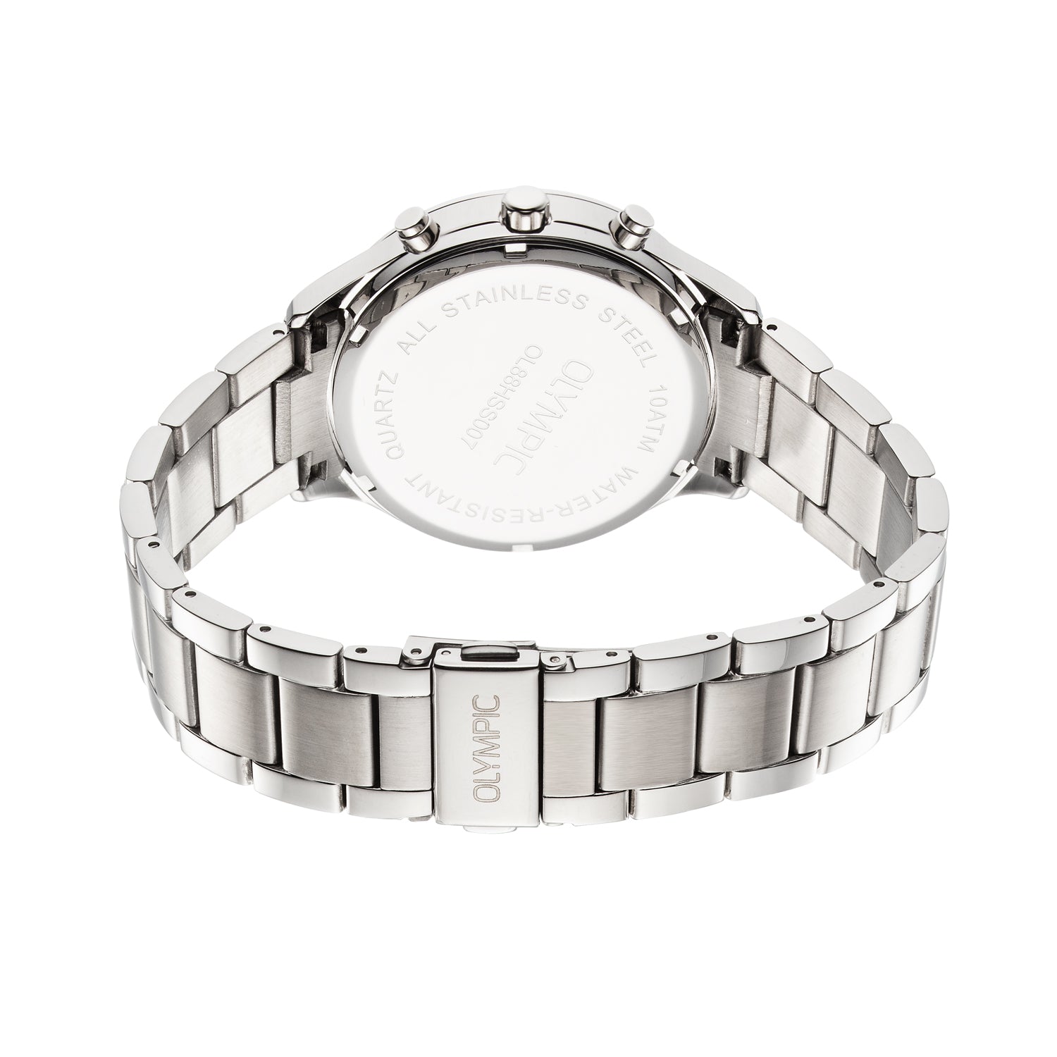 Olympic Horloge OL88HSS007 Zilver 42mm zilverkleurig