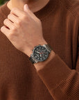 Olympic OL89HGG002 Jack Horloge Heren Staal 44mm, exclusief en kwalitatief hoogwaardig. Ontdek nu!