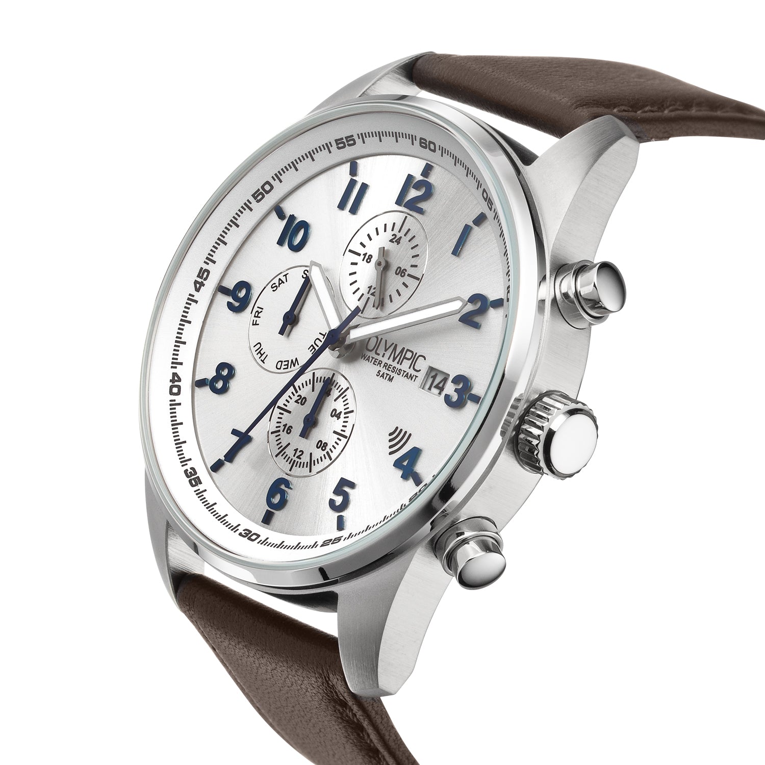 Olympic Horloge OL89HSL047 Zilver zilverkleurig