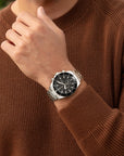 Olympic OL89HSS054 Paul Horloge Heren Staal 43mm, exclusief en kwalitatief hoogwaardig. Ontdek nu!