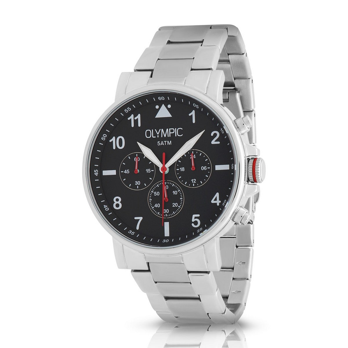 Olympic OL89HSS056 Jack Horloge Heren Staal 44mm, exclusief en kwalitatief hoogwaardig. Ontdek nu!