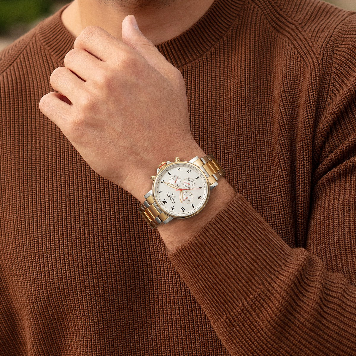 Olympic OL89HSS057B Jack Horloge Heren Staal 44mm, exclusief en kwalitatief hoogwaardig. Ontdek nu!