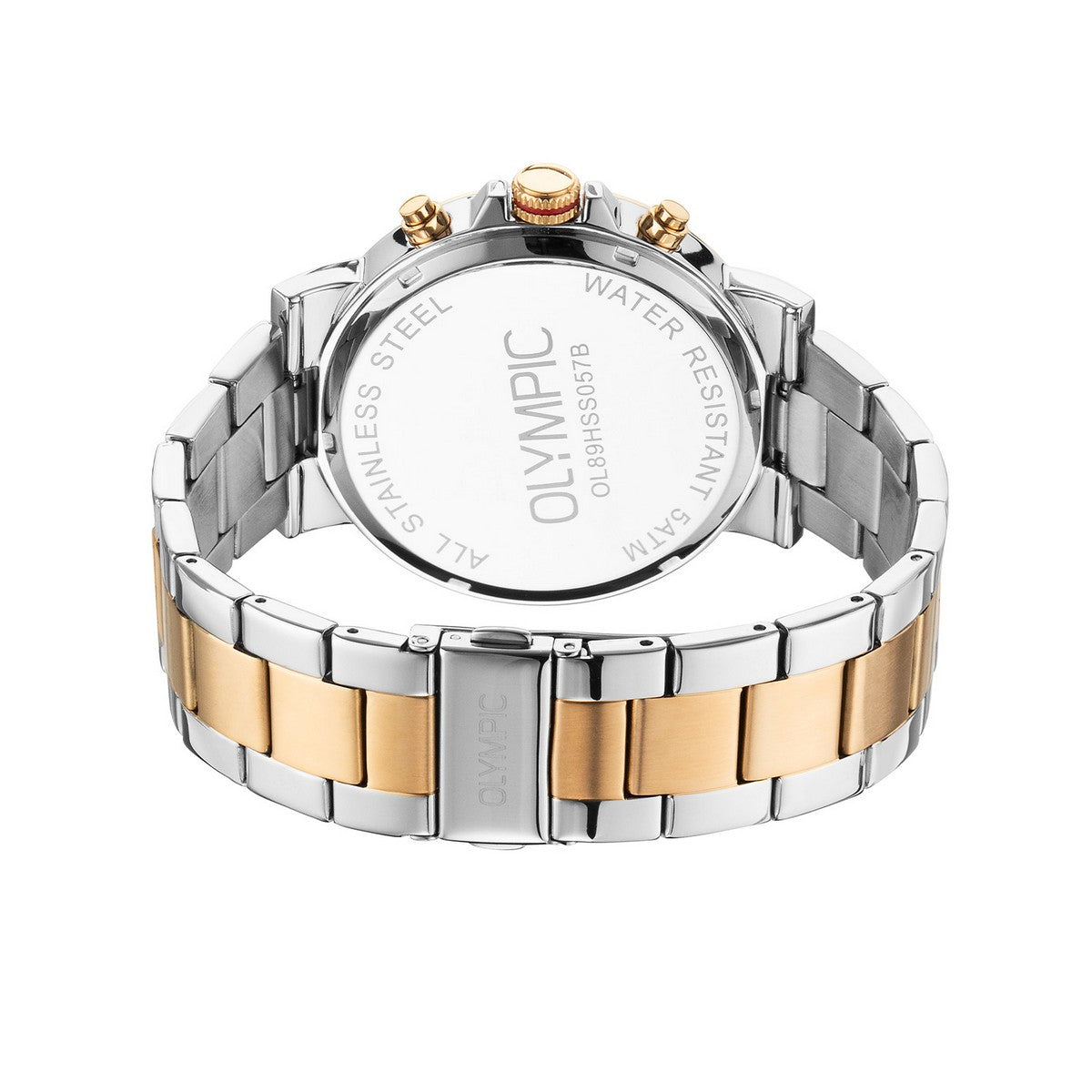 Olympic OL89HSS057B Jack Horloge Heren Staal 44mm, exclusief en kwalitatief hoogwaardig. Ontdek nu!