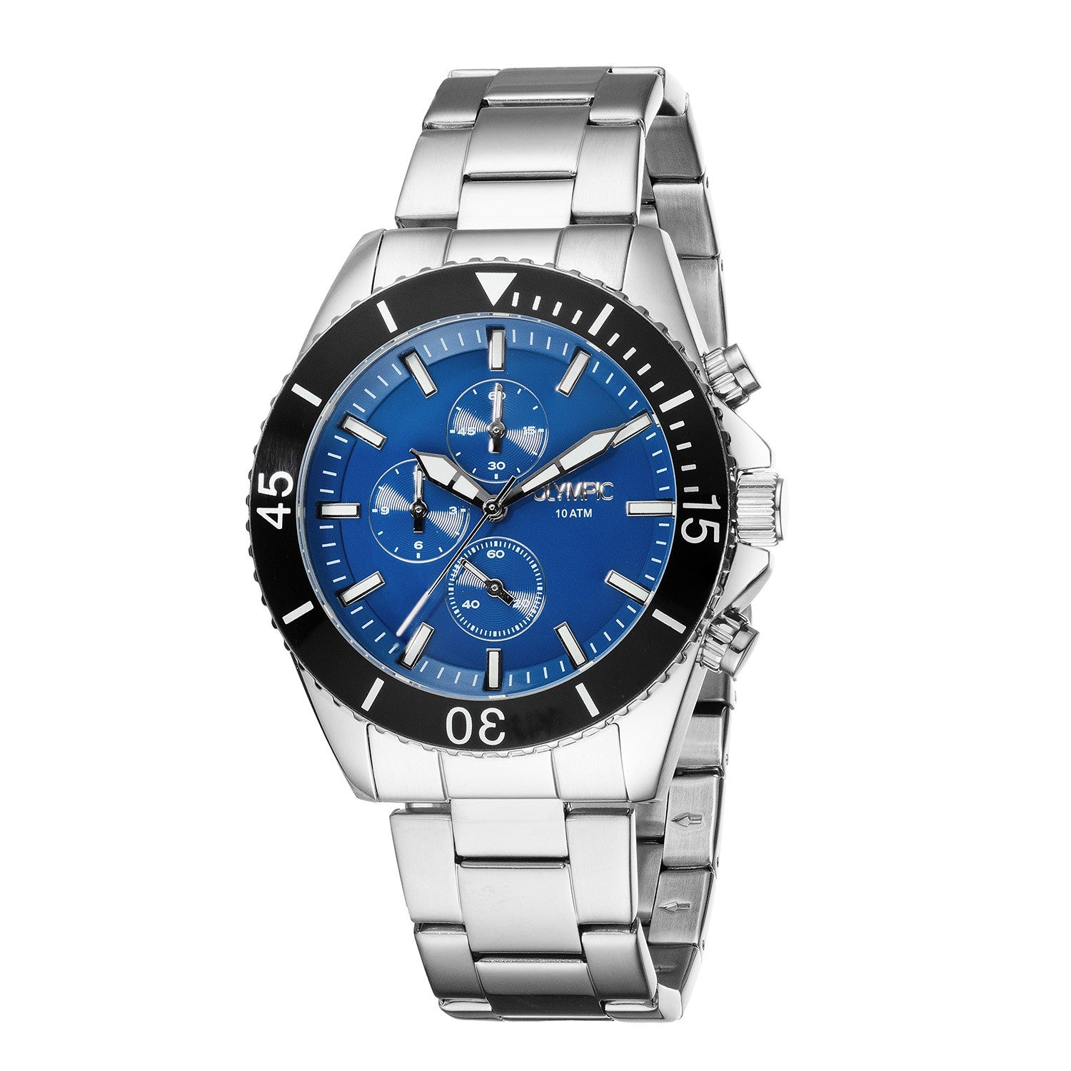 Olympic OL89HSS058 Paul Horloge Heren Staal 43mm