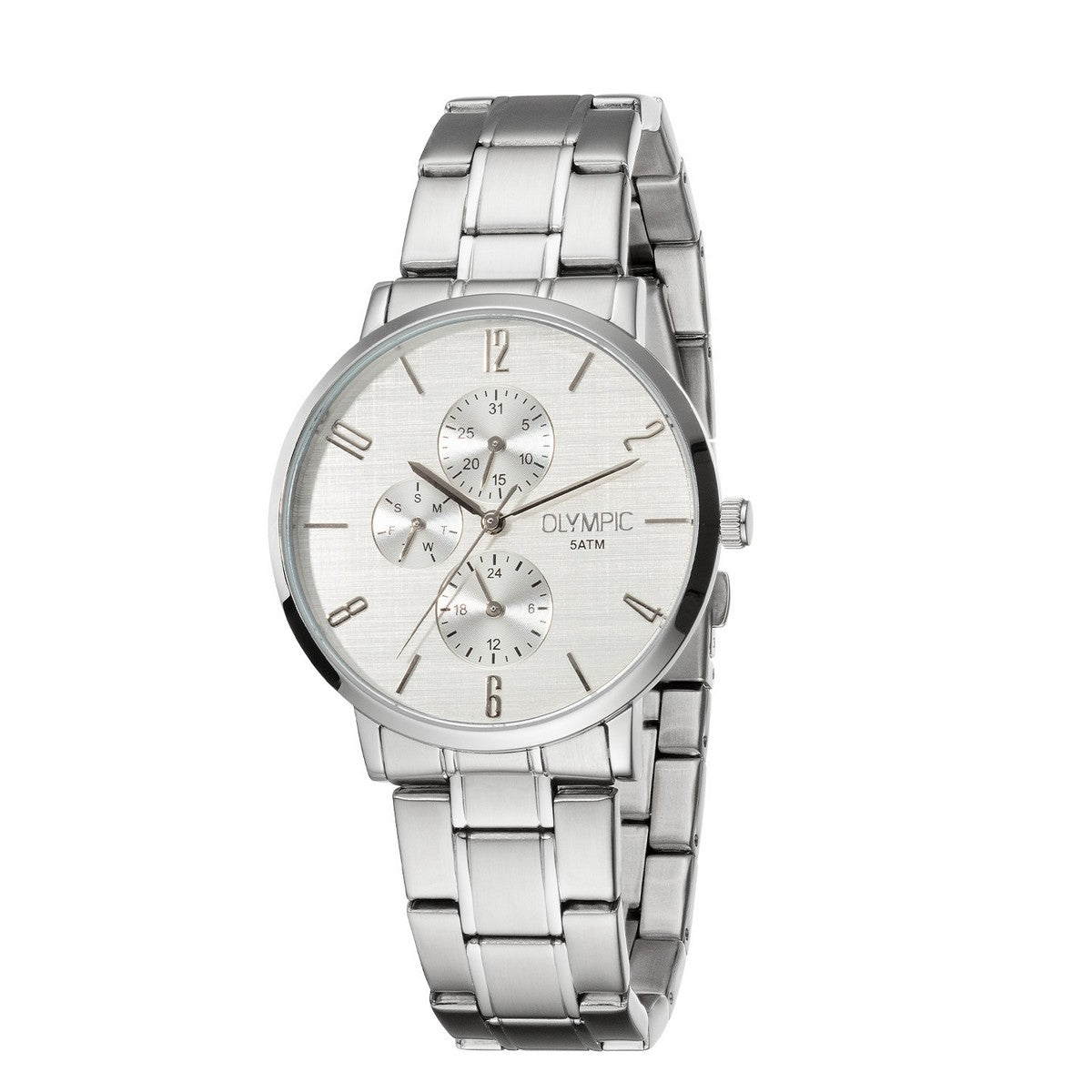 Olympic OL89HSS077 Tobias Horloge Heren Staal 40mm, exclusief en kwalitatief hoogwaardig. Ontdek nu!