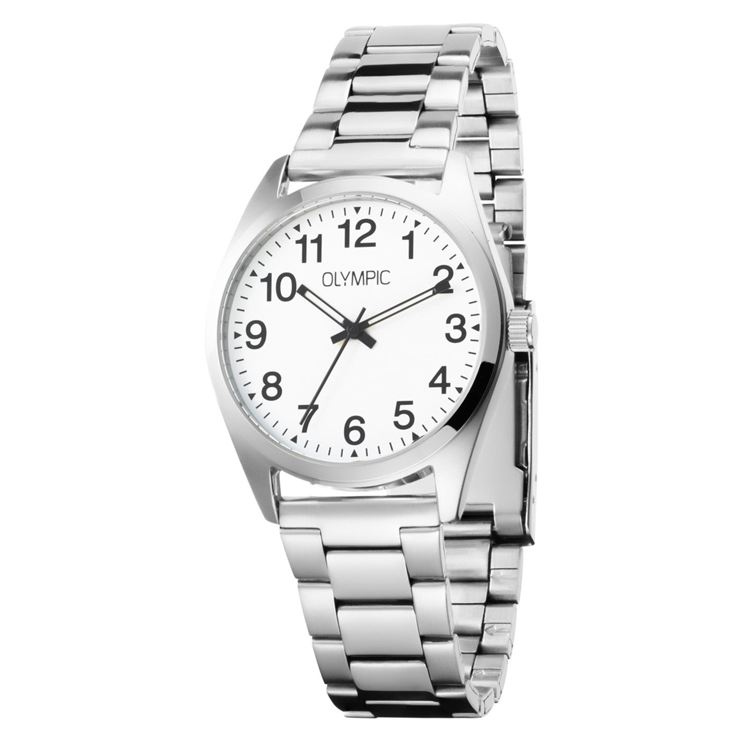 Olympic OL89HSS078 Marcel heren horloge Staal - 38mm - PansiteNederland.nl