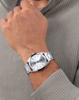 Olympic OL89HSS081 Frank heren horloge Staal - 42mm