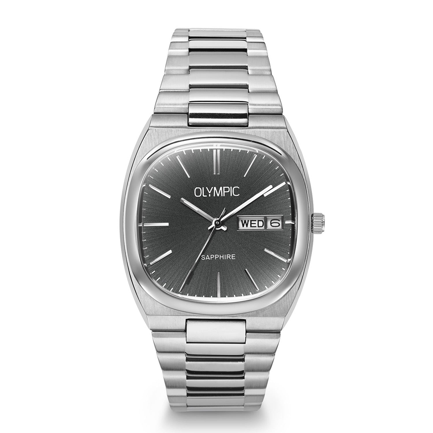 Olympic OL89HSS083 Revival Horloge Heren Staal 36mm