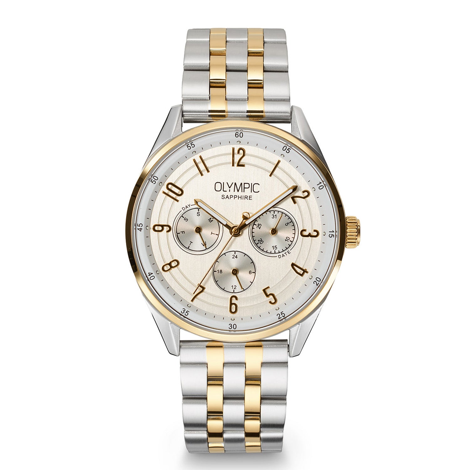 Olympic OL90HDS001B Daily Classic Horloge Heren Staal 40mm