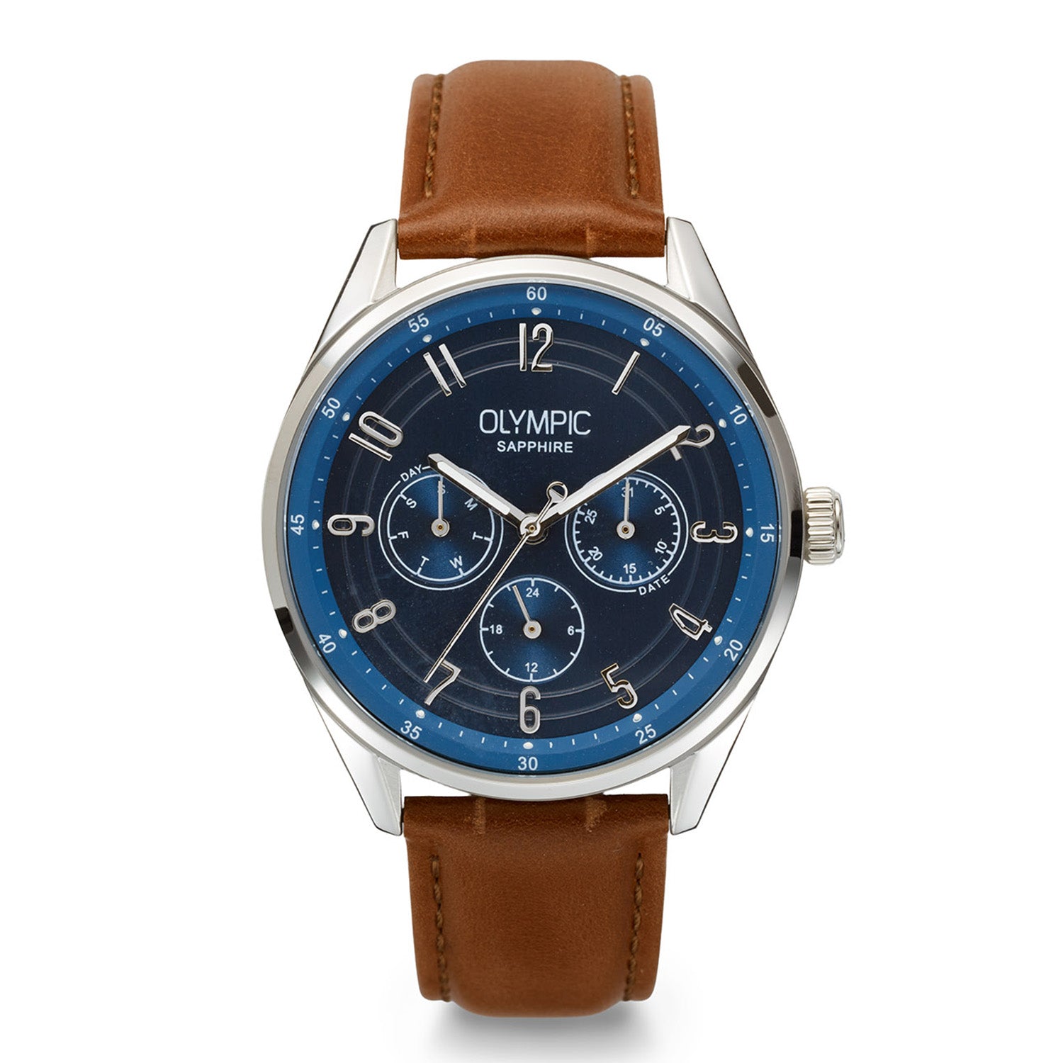 Olympic OL90HSL001 Daily Classic Horloge Heren Staal 40mm