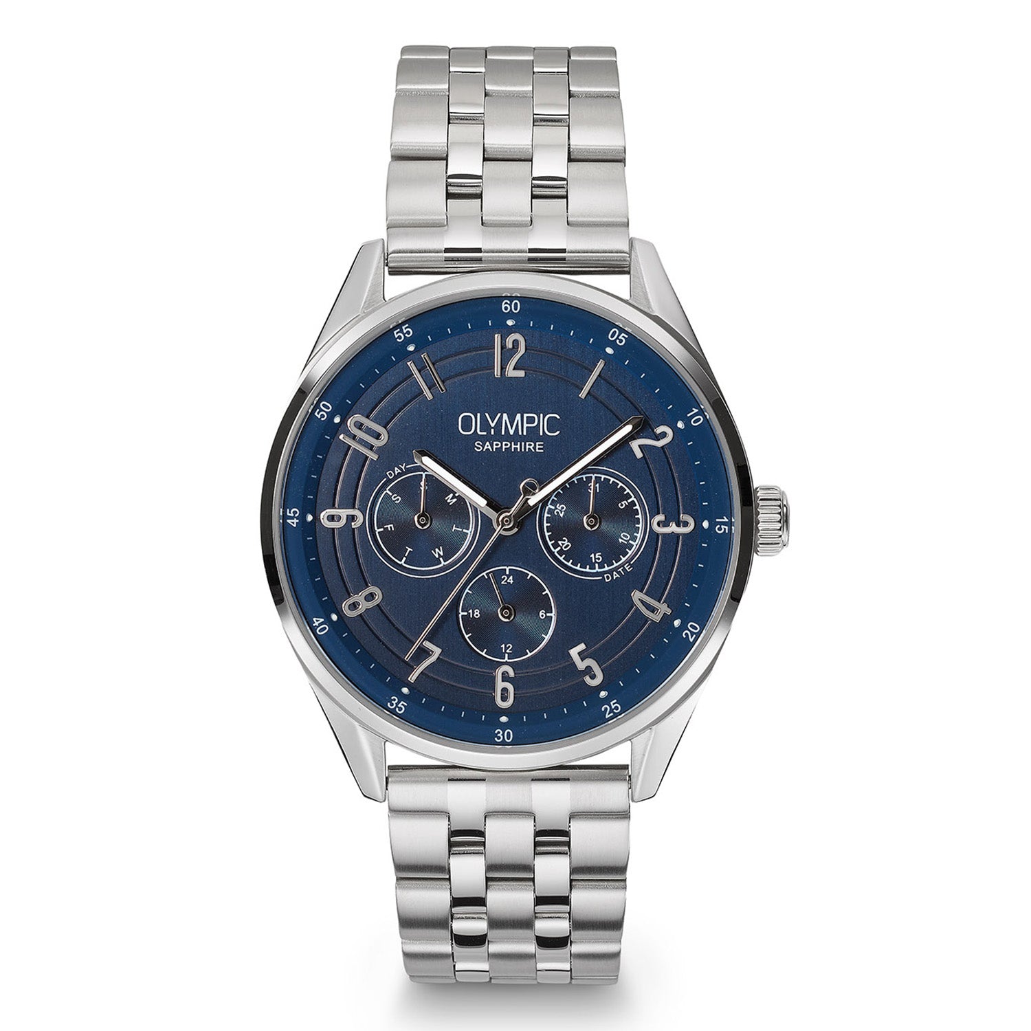 Olympic OL90HSS003 Daily Classic Horloge Heren Staal 40mm