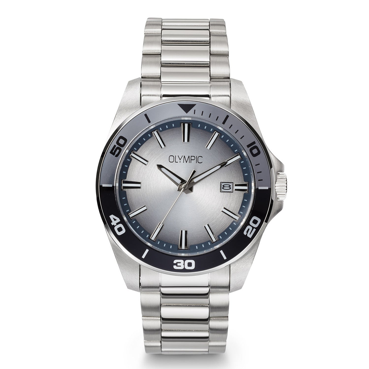 Olympic OL90HSS004 Wout Horloge Heren Staal 40mm