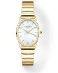 Rosefield horloge OVWGSG-OV16 The Oval White MOP Half-Moon Steel Gold - PansiteNederland.nl