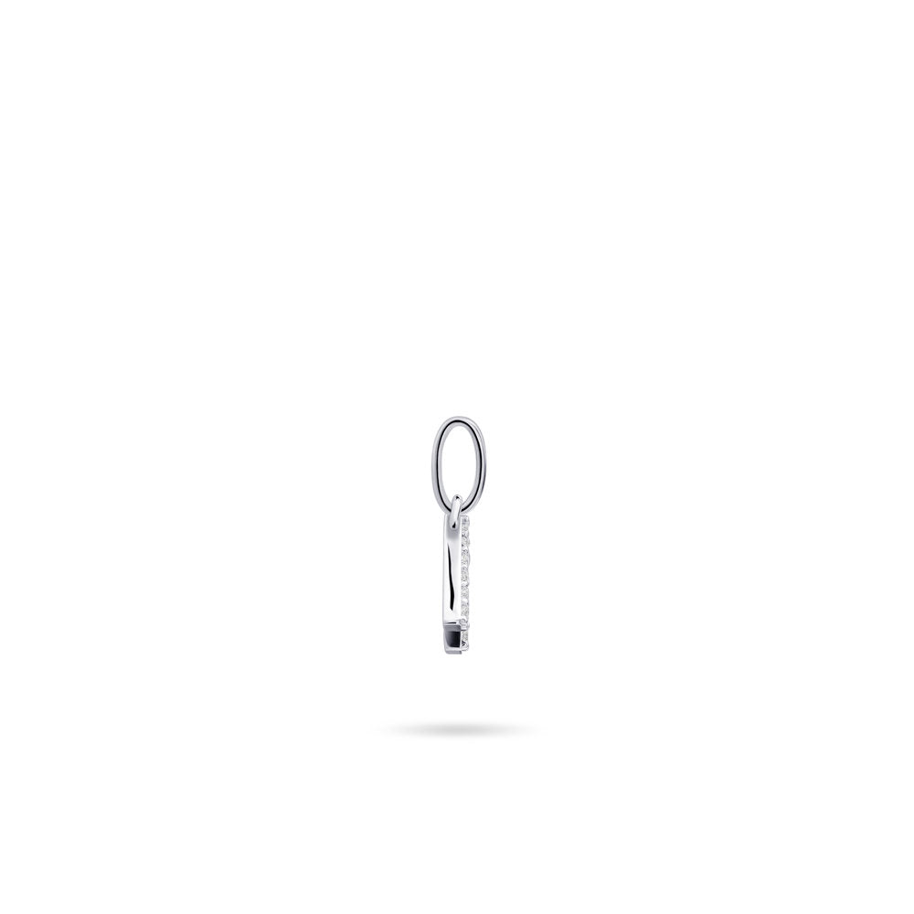 Gisser Hanger Zilver Gerhodineerd Zirkonia Wit – P1080/A – foto 3