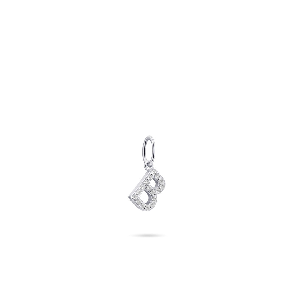 Gisser Hanger Zilver Gerhodineerd Zirkonia Wit – P1080/B – foto 2