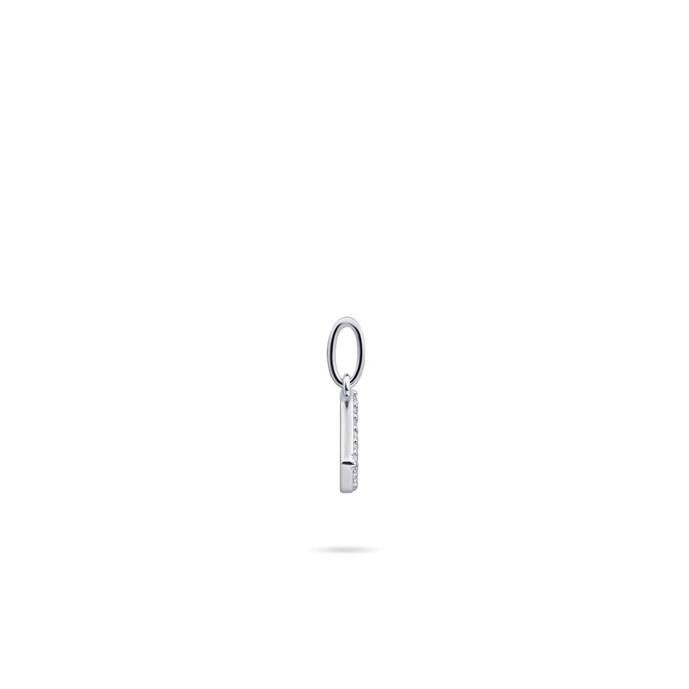 Gisser Hanger Zilver Gerhodineerd Zirkonia Wit – P1080/B – foto 3