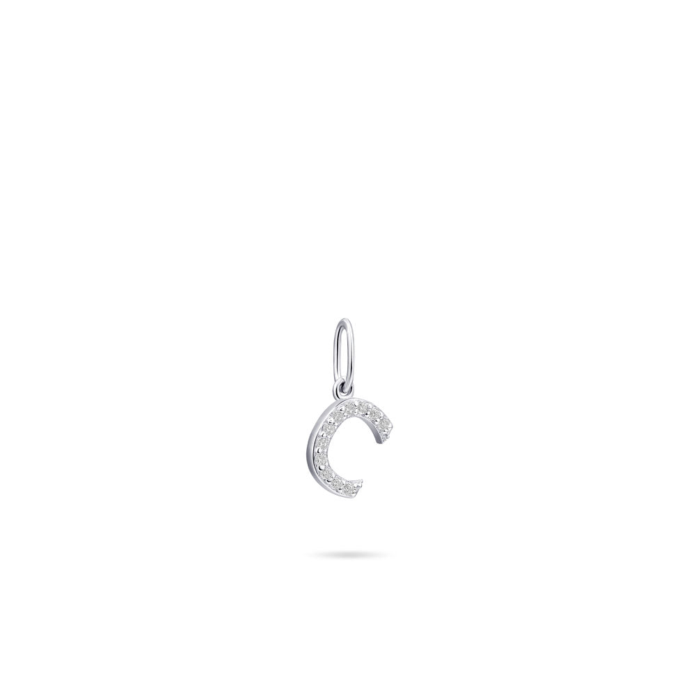 Gisser Hanger Zilver Gerhodineerd Zirkonia Wit – P1080/C – foto 2