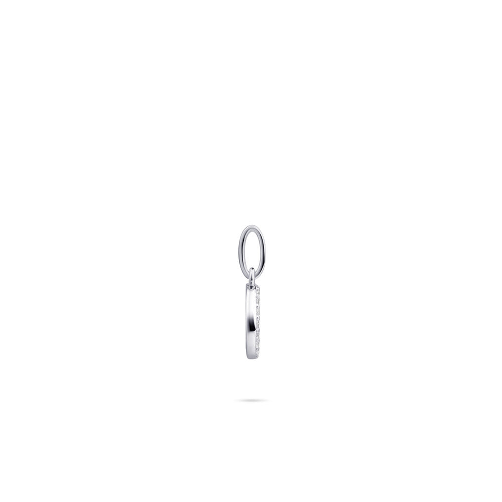 Gisser Hanger Zilver Gerhodineerd Zirkonia Wit – P1080/G – foto 3
