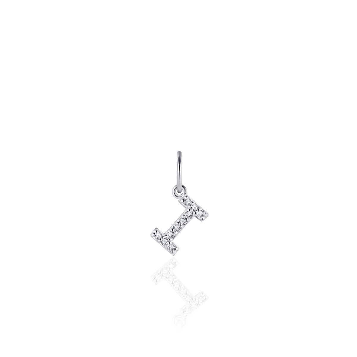 Gisser Hanger Zilver Gerhodineerd Zirkonia Wit – P1080/I