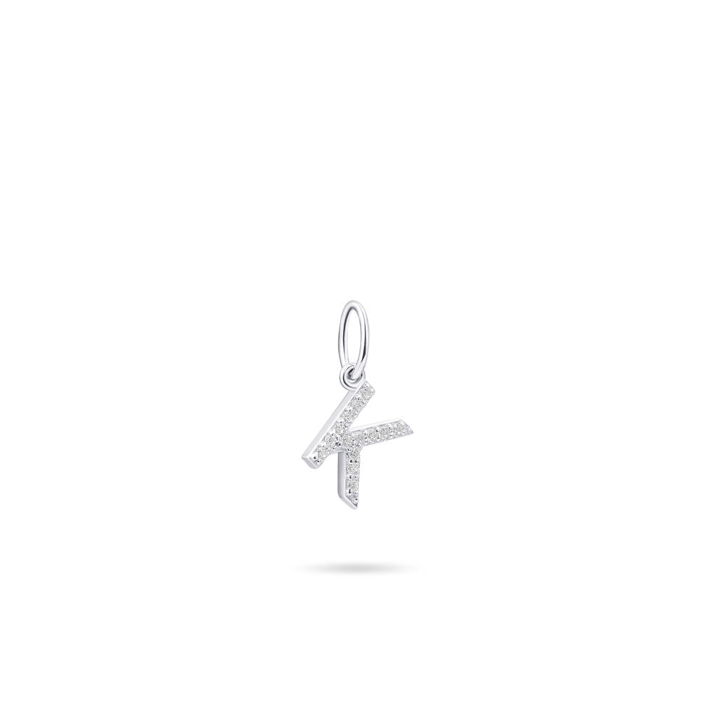Gisser Hanger Zilver Gerhodineerd Zirkonia Wit – P1080/K – foto 2
