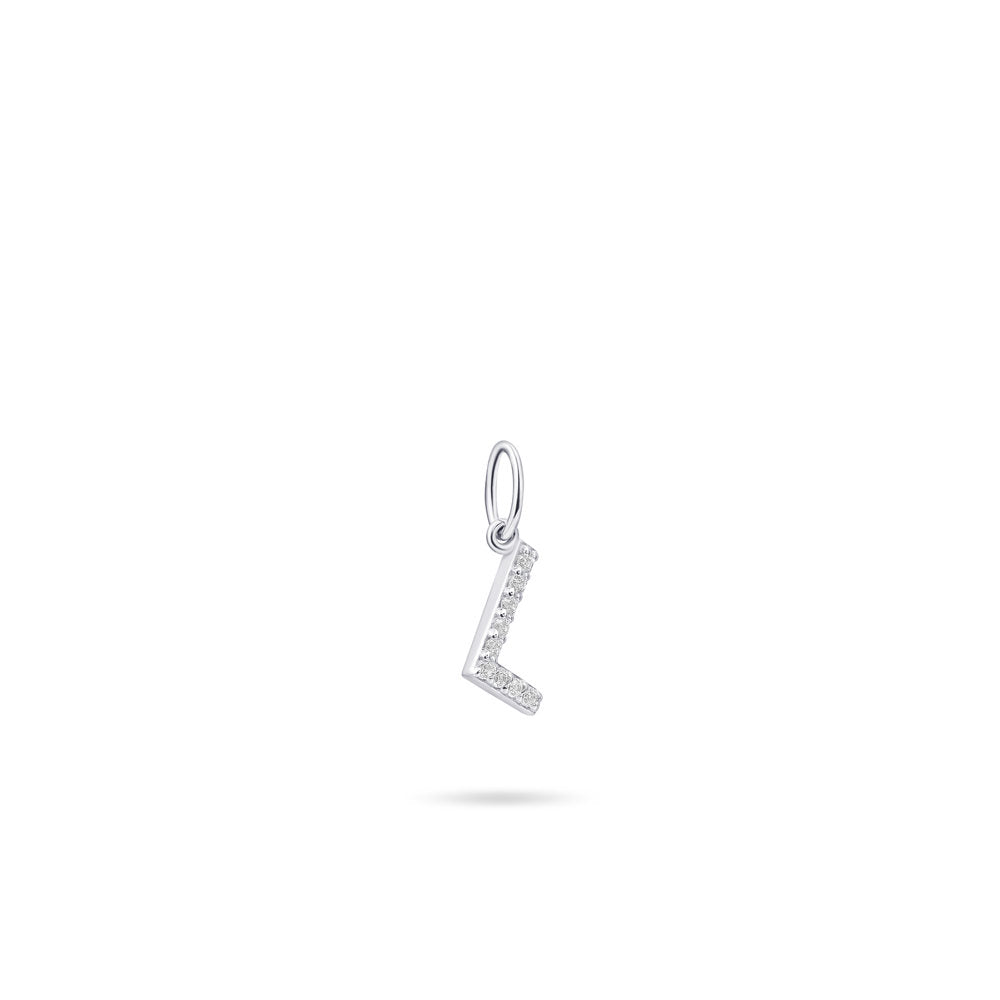 Gisser Hanger Zilver Gerhodineerd Zirkonia Wit – P1080/L – foto 2