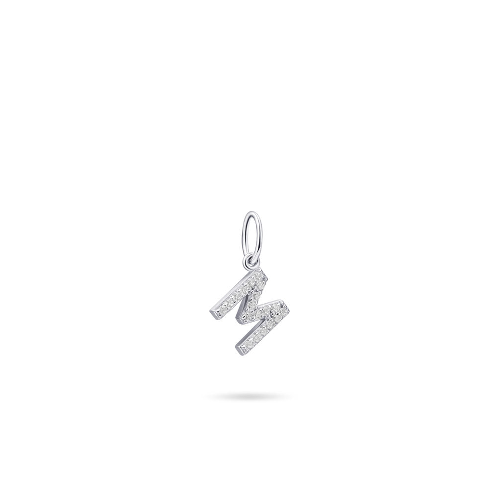Gisser Hanger Zilver Gerhodineerd Zirkonia Wit – P1080/M – foto 2