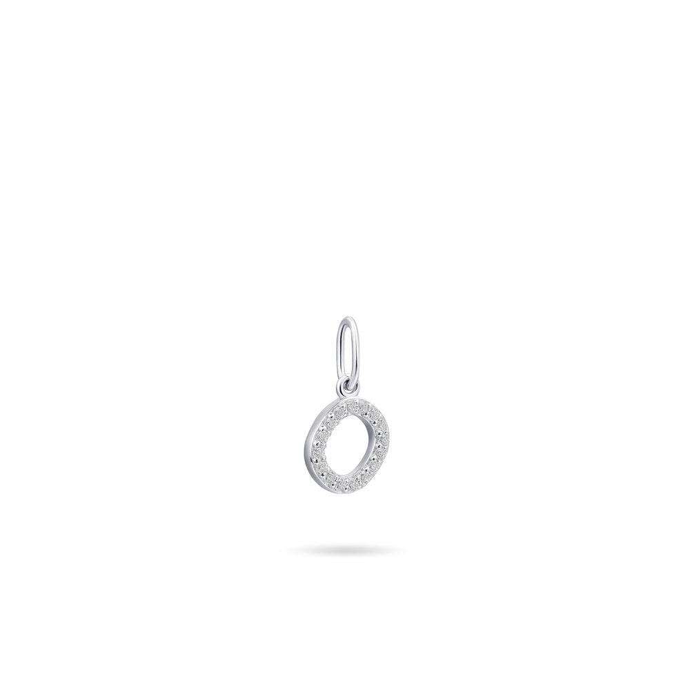 Gisser Hanger Zilver Gerhodineerd Zirkonia Wit – P1080/O – foto 2